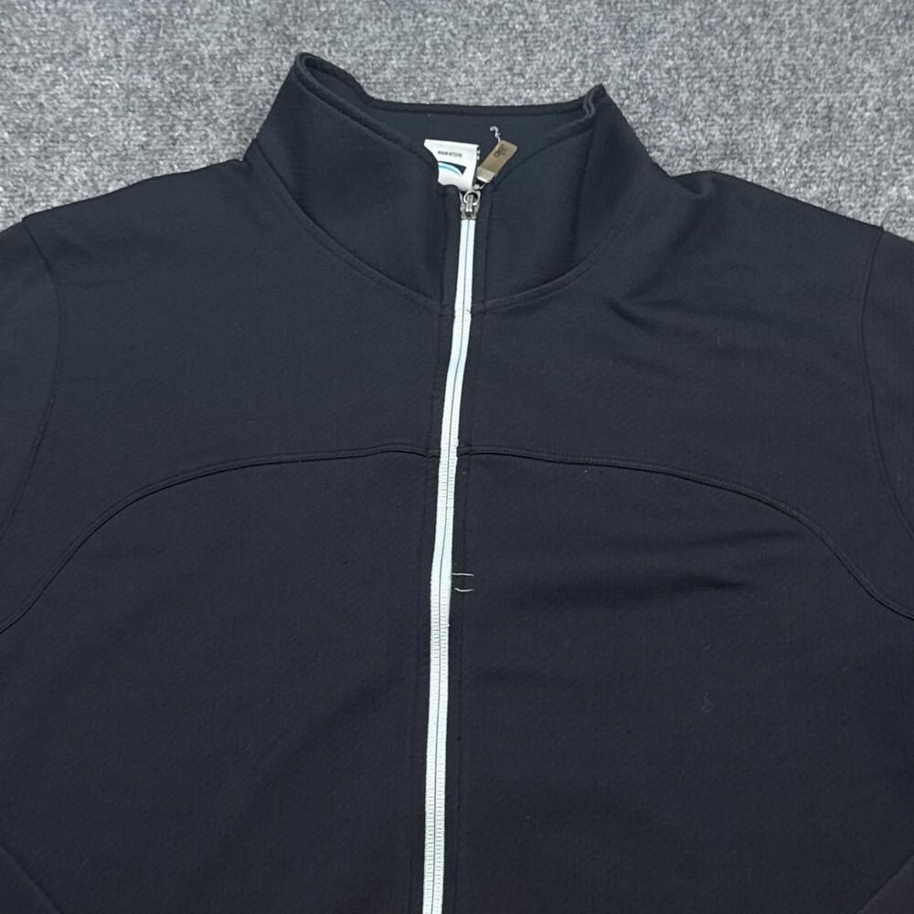 ALO x Nintendo World New York Full Zip Jacket Mens Size Large Black Mock Neck - Picture 4 of 16